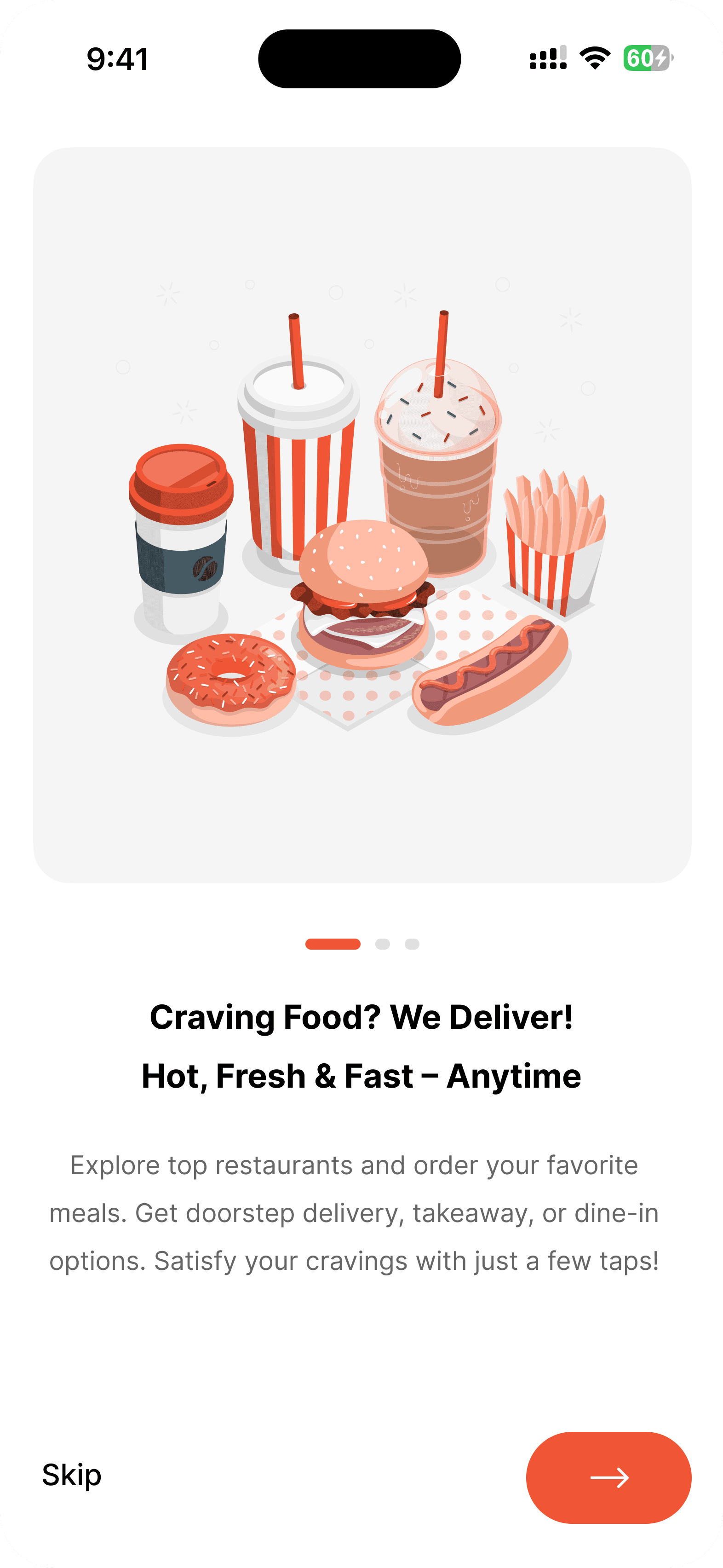 Vyudine — Food delivery