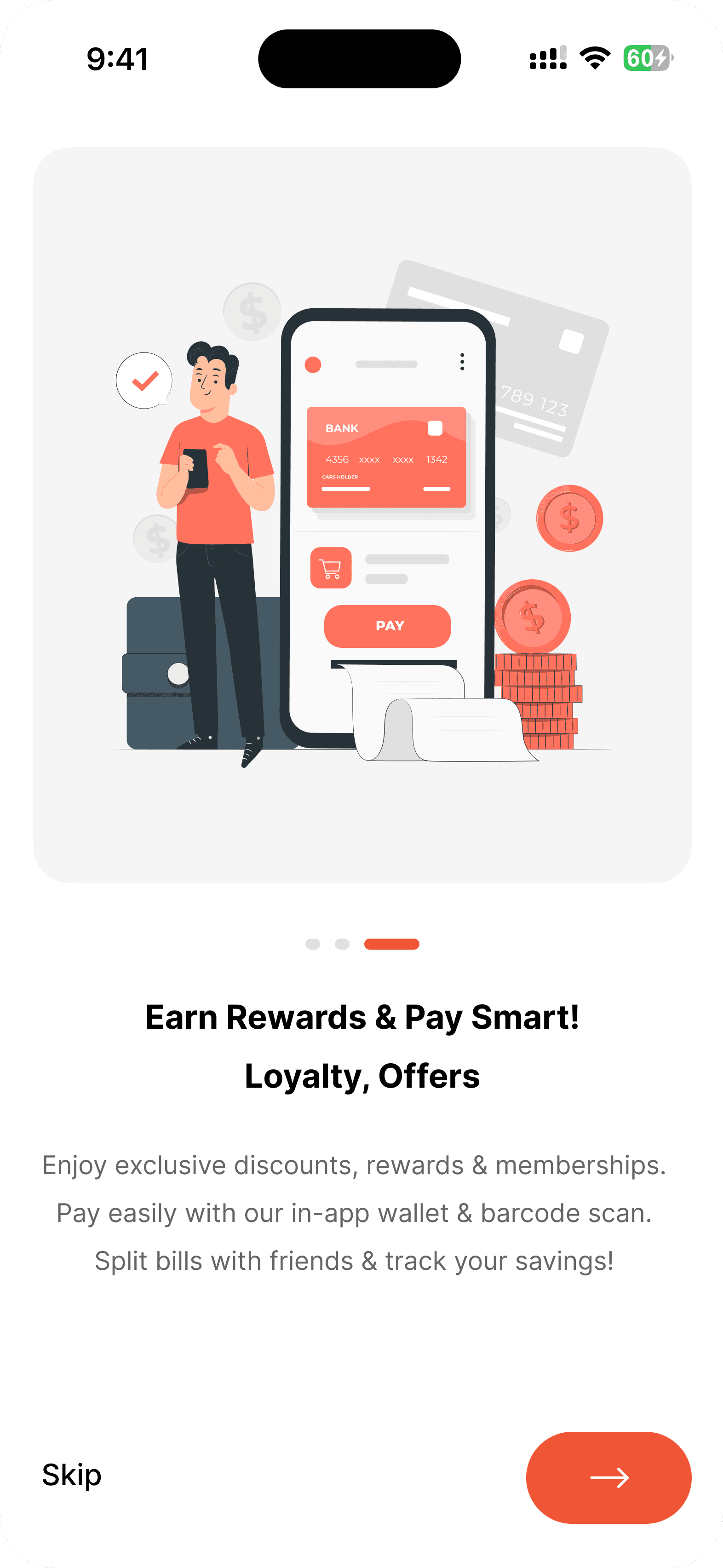 Vyudine — Rewards & payments